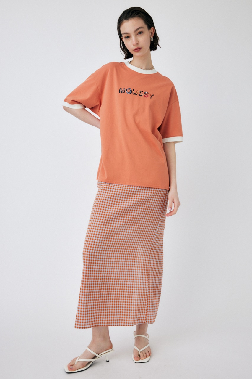 MOUSSY | PU MOUSSY TRIM Tシャツ (Tシャツ・カットソー(半袖) ) |SHEL