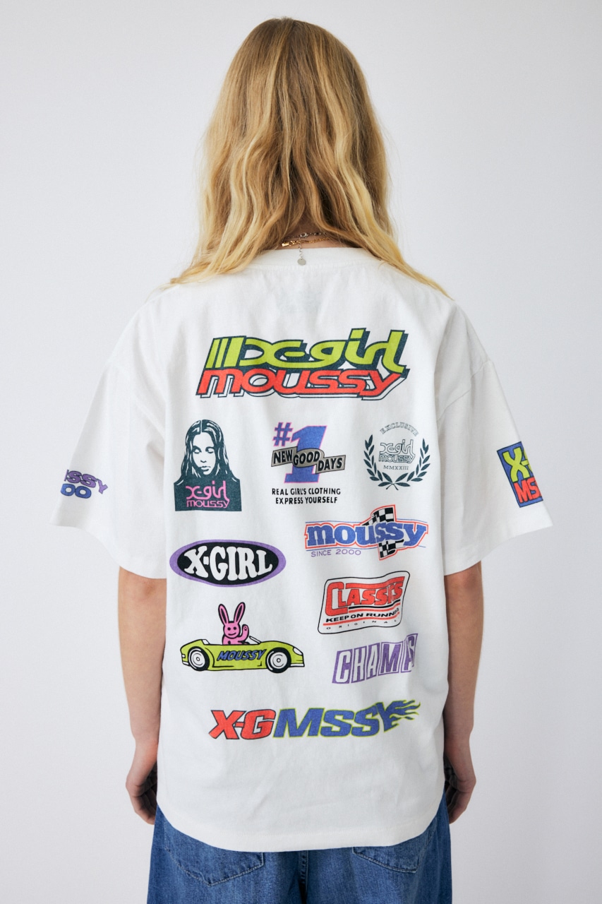moussy  XGMSSY TEAM LIMITED Tシャツ x-girl