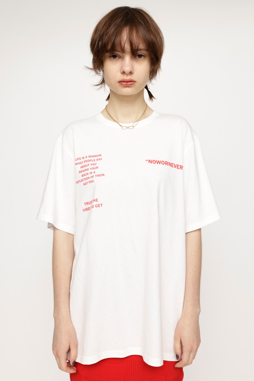 OVER SIZE MESSAGE Tシャツ