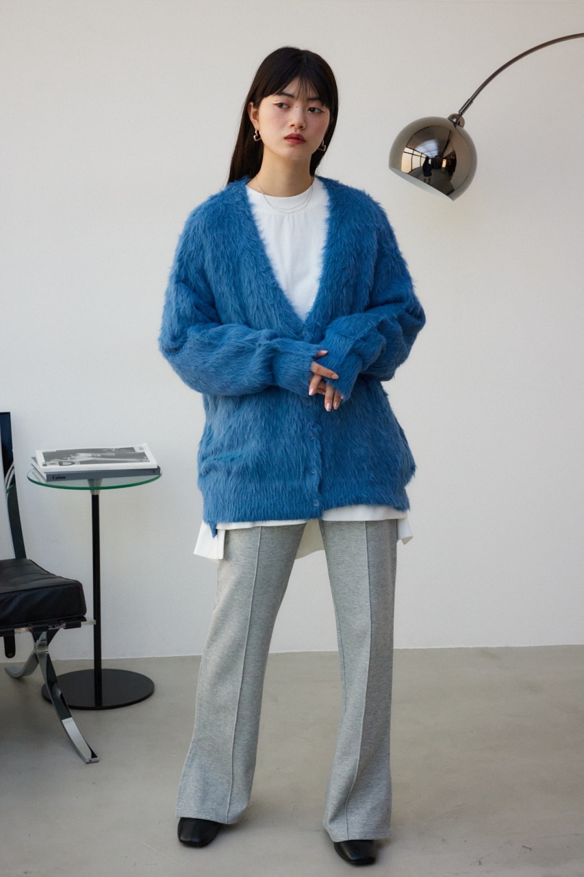 AZUL BY MOUSSY | ボリュームVネックロングカーディガン (カーディガン