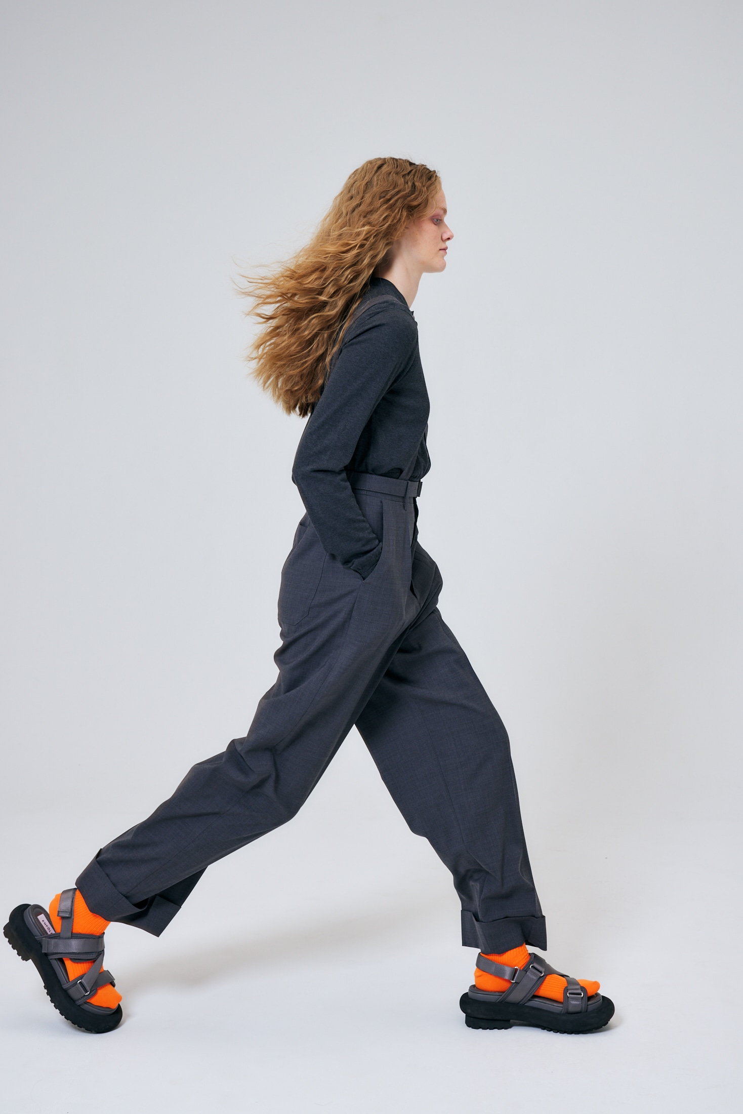 BELT-OVERALLS TROUSERS｜36｜D/NVY｜TROUSERS｜|ENFÖLD OFFICIAL