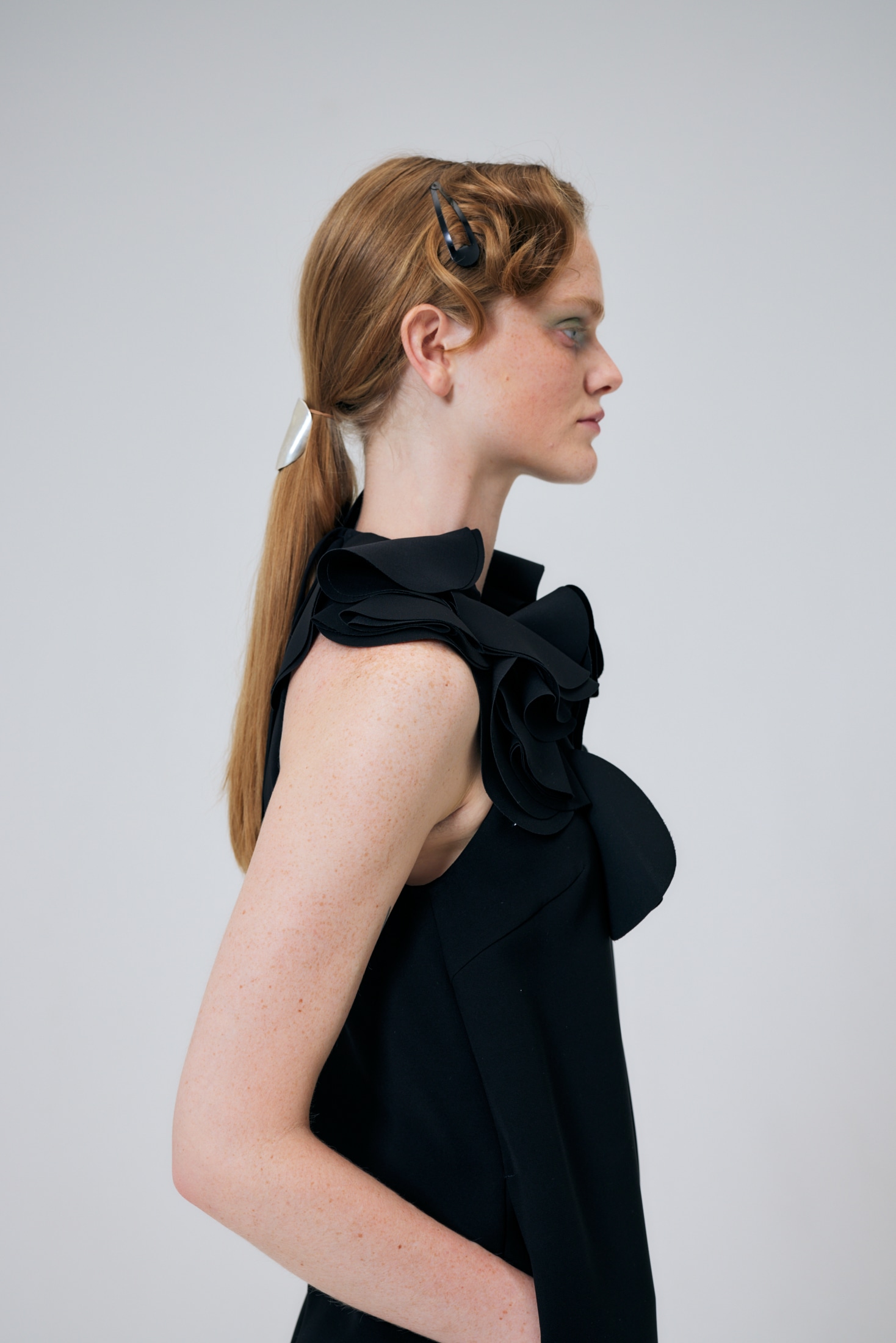 O NECK-PARTS｜38｜BLK｜SHIRTS AND BLOUSES｜|ENFÖLD OFFICIAL ONLINE