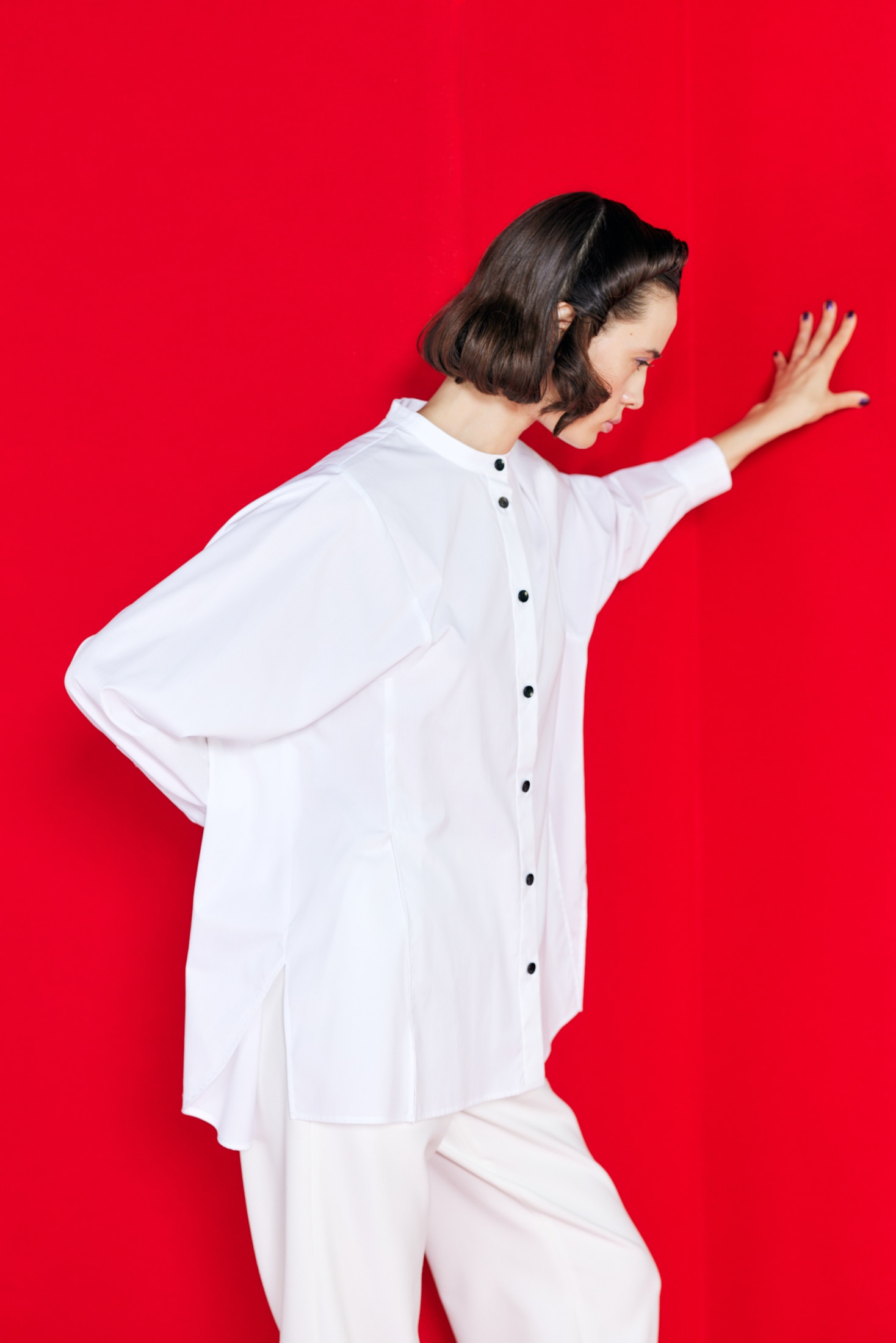 WIDE-SLEEVES SHIRT｜38｜WHT｜SHIRTS AND BLOUSES｜|ENFÖLD OFFICIAL