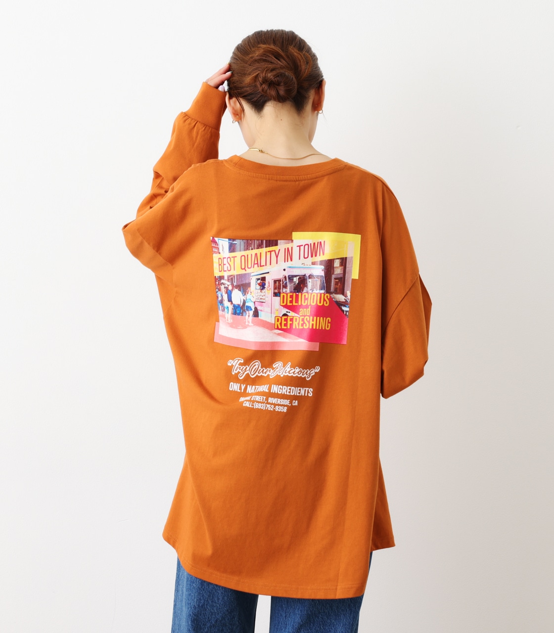 RODEO CROWNS WIDE BOWL | DAIRYフォトロングスリーブTシャツ (Tシャツ