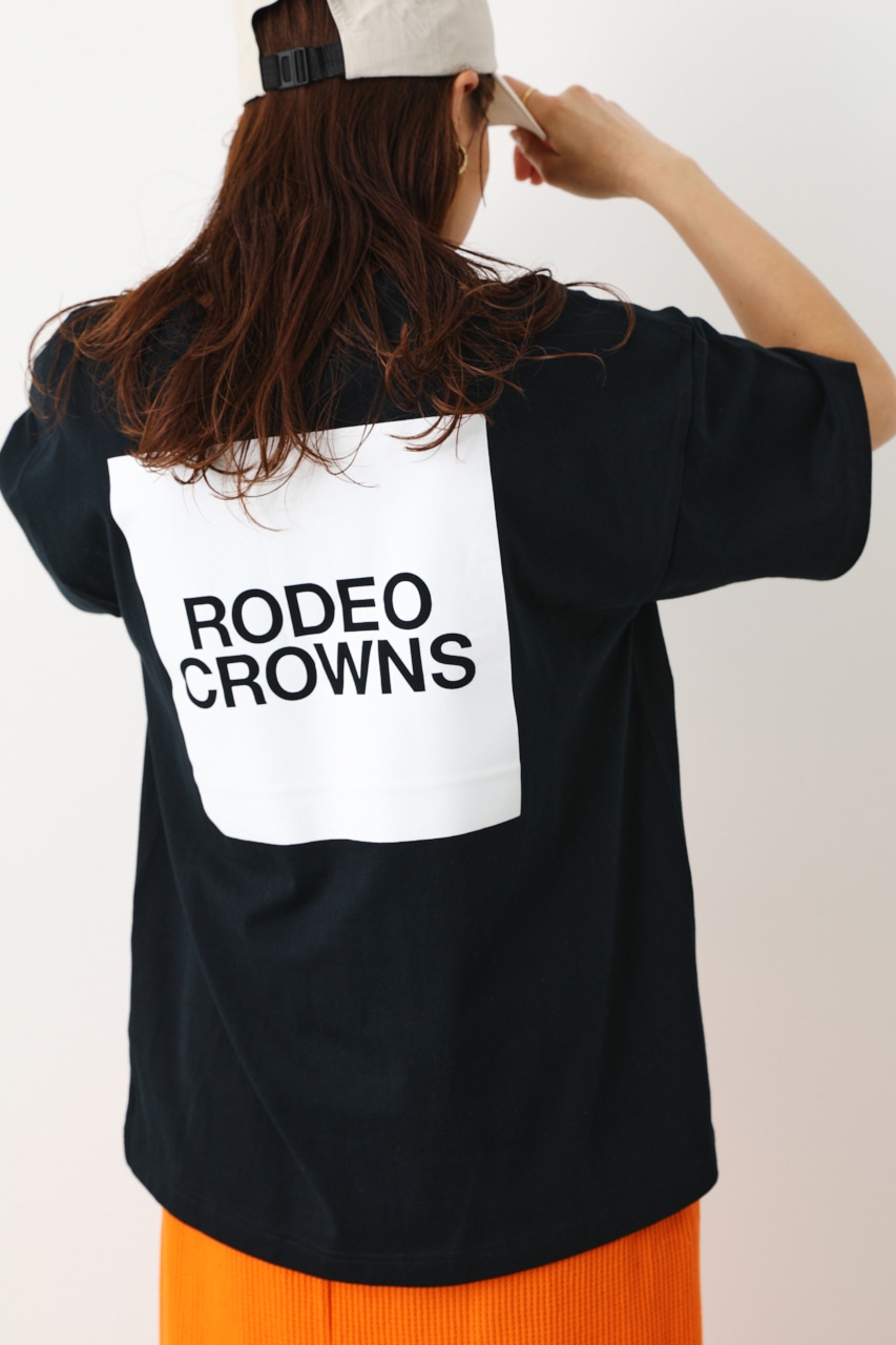 RODEO CROWNS WIDE BOWL | スクウェアボックスロゴTシャツ (Tシャツ