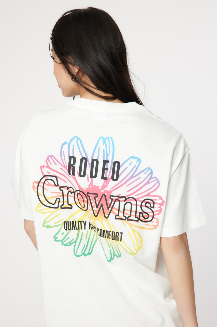 RODEO CROWNS WIDE BOWL | SUMMER FLOWER Tシャツ (Tシャツ 