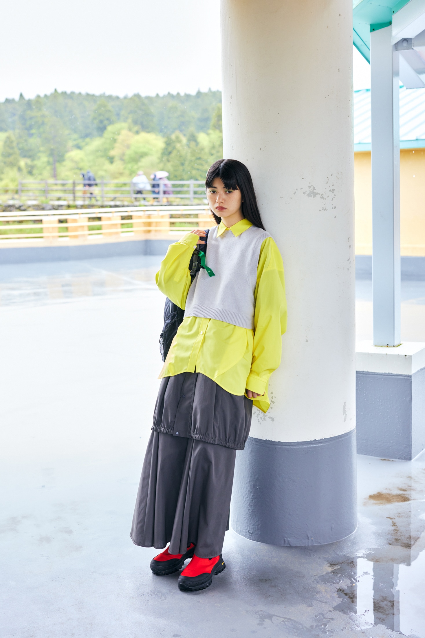 egg drape shirt｜M｜M/YEL｜shirts and blouses｜någonstans official