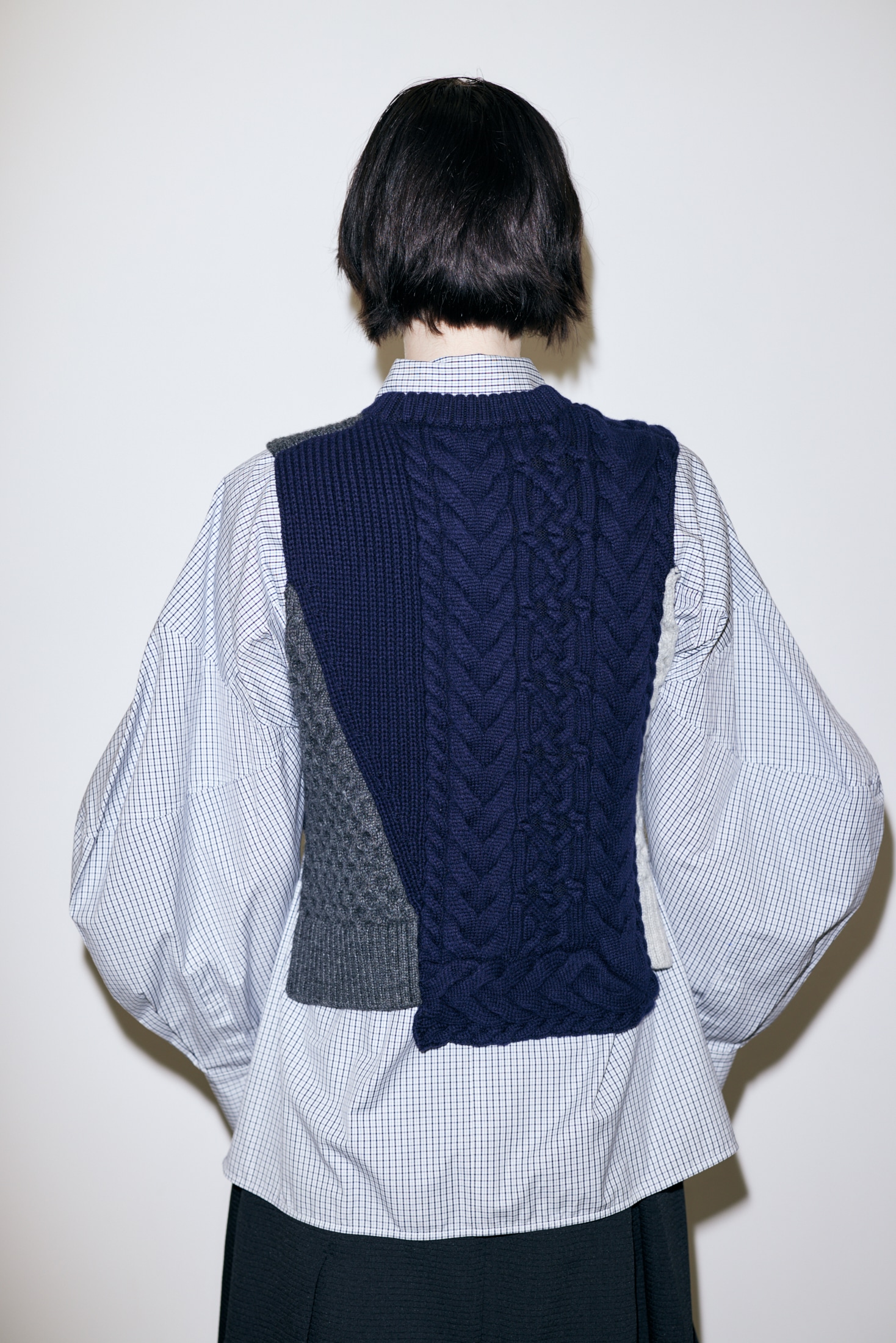 cable knit vest