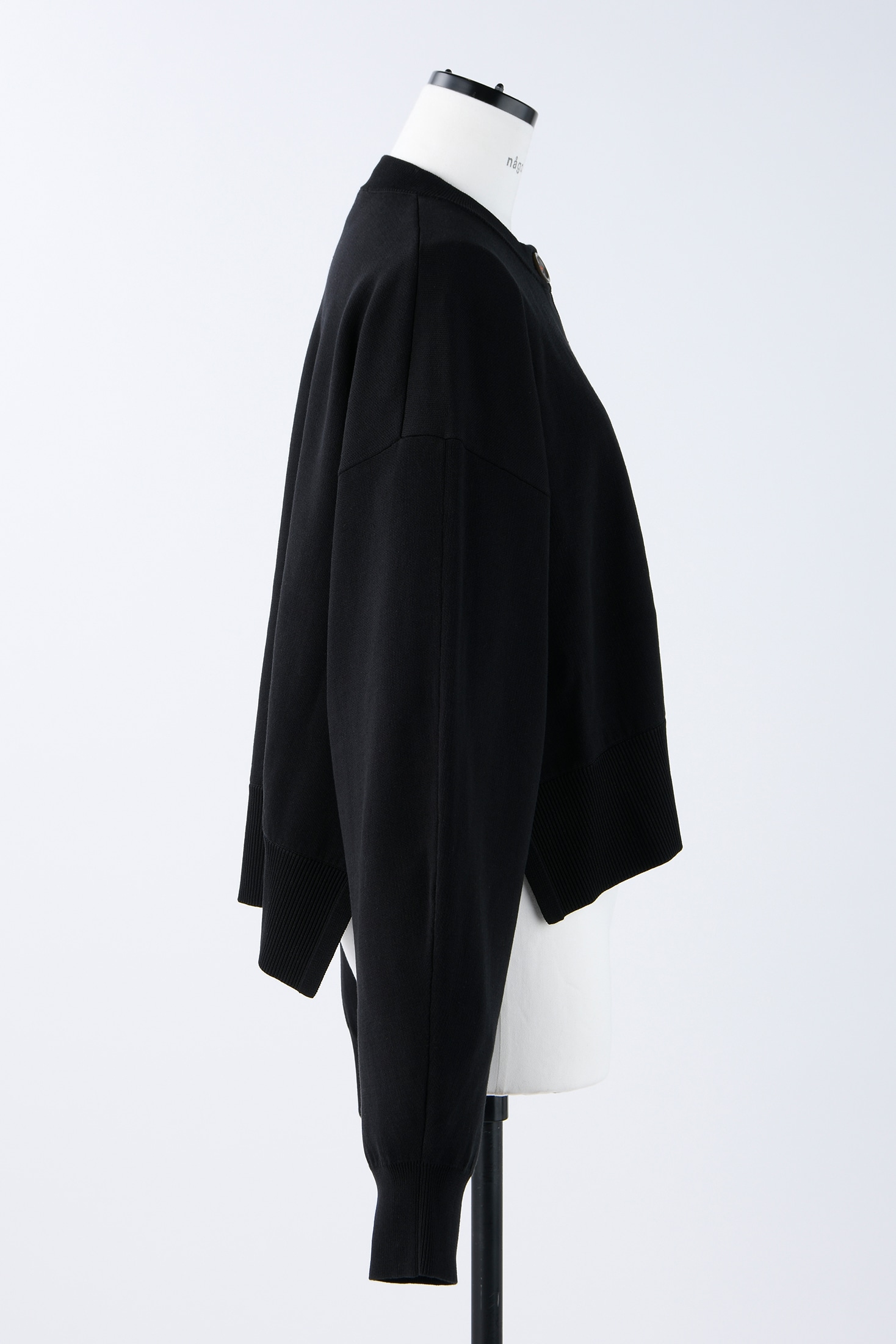 crew-neck cardigan｜M｜BLK｜knit wear｜någonstans official online 