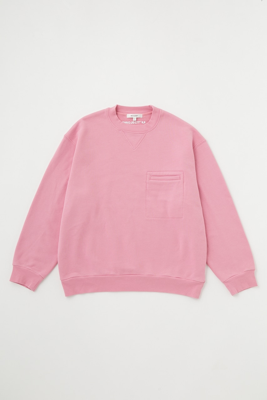 MOUSSY | PU CREW NECK プルオーバー (Tシャツ・カットソー(長袖