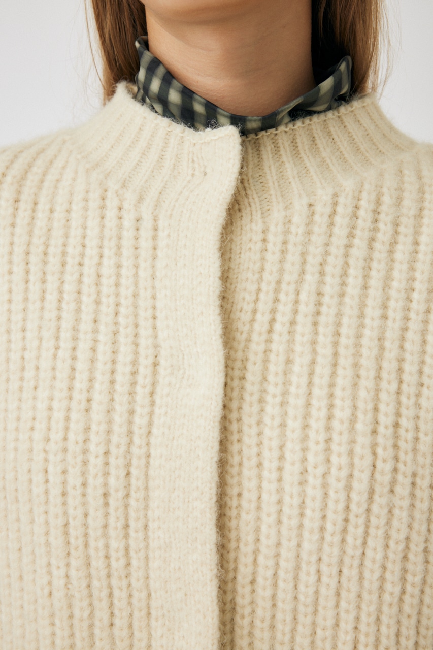 MOUSSY | TUCK SLEEVE KNIT カーディガン (カーディガン ) |SHEL'TTER