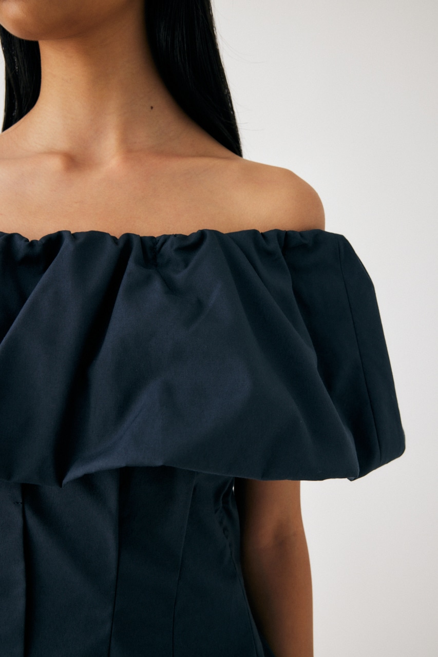 MOUSSY | OFF SHOULDER TUCK ブラウス (その他トップス ) |SHEL'TTER