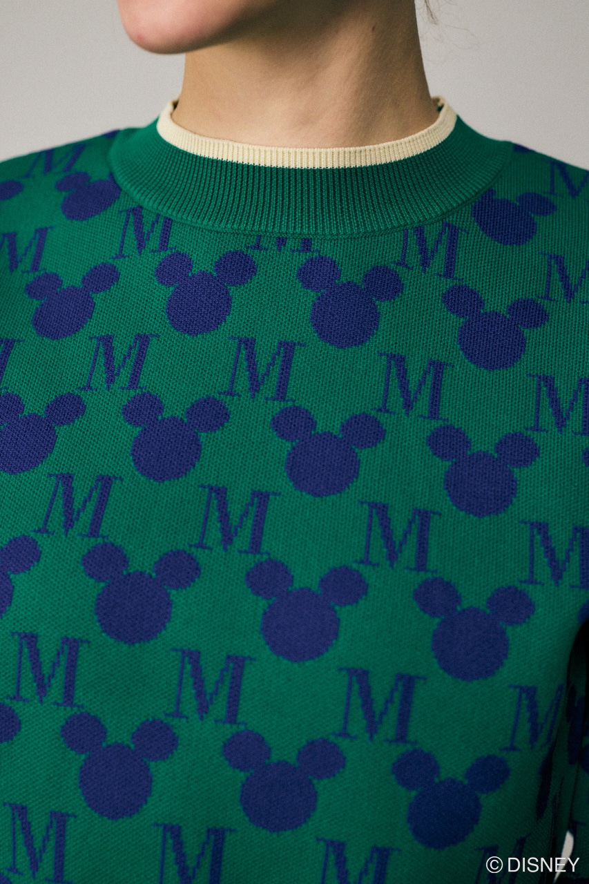 Disney SERIES CREATED by MOUSSY | MD MONOGRAM KNIT トップス