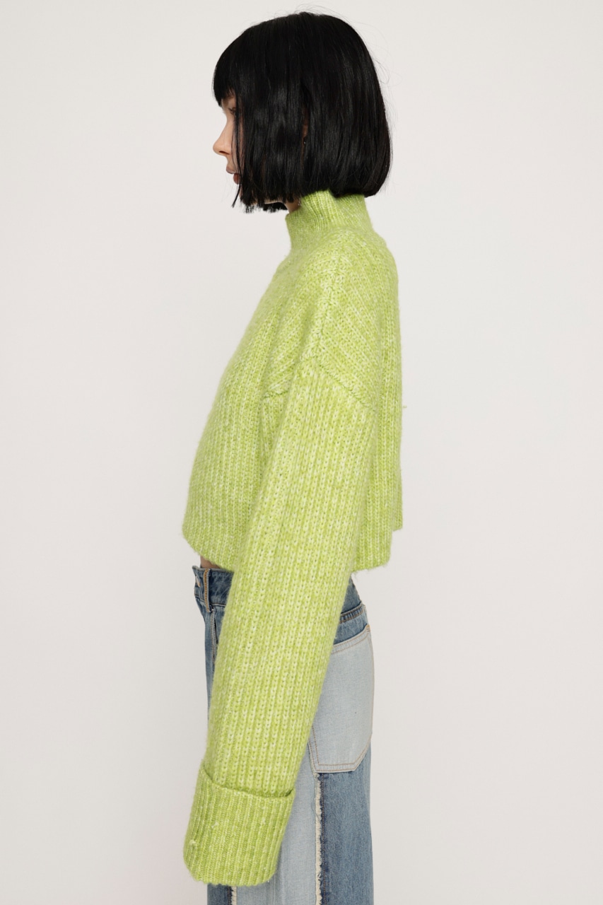 SLY | SEPARATE DYE CROP KNIT トップス (ニット ) |SHEL'TTER WEBSTORE