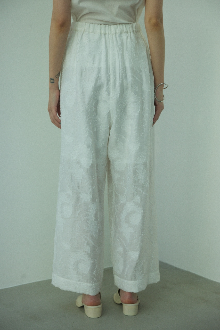 loose embroidery pants