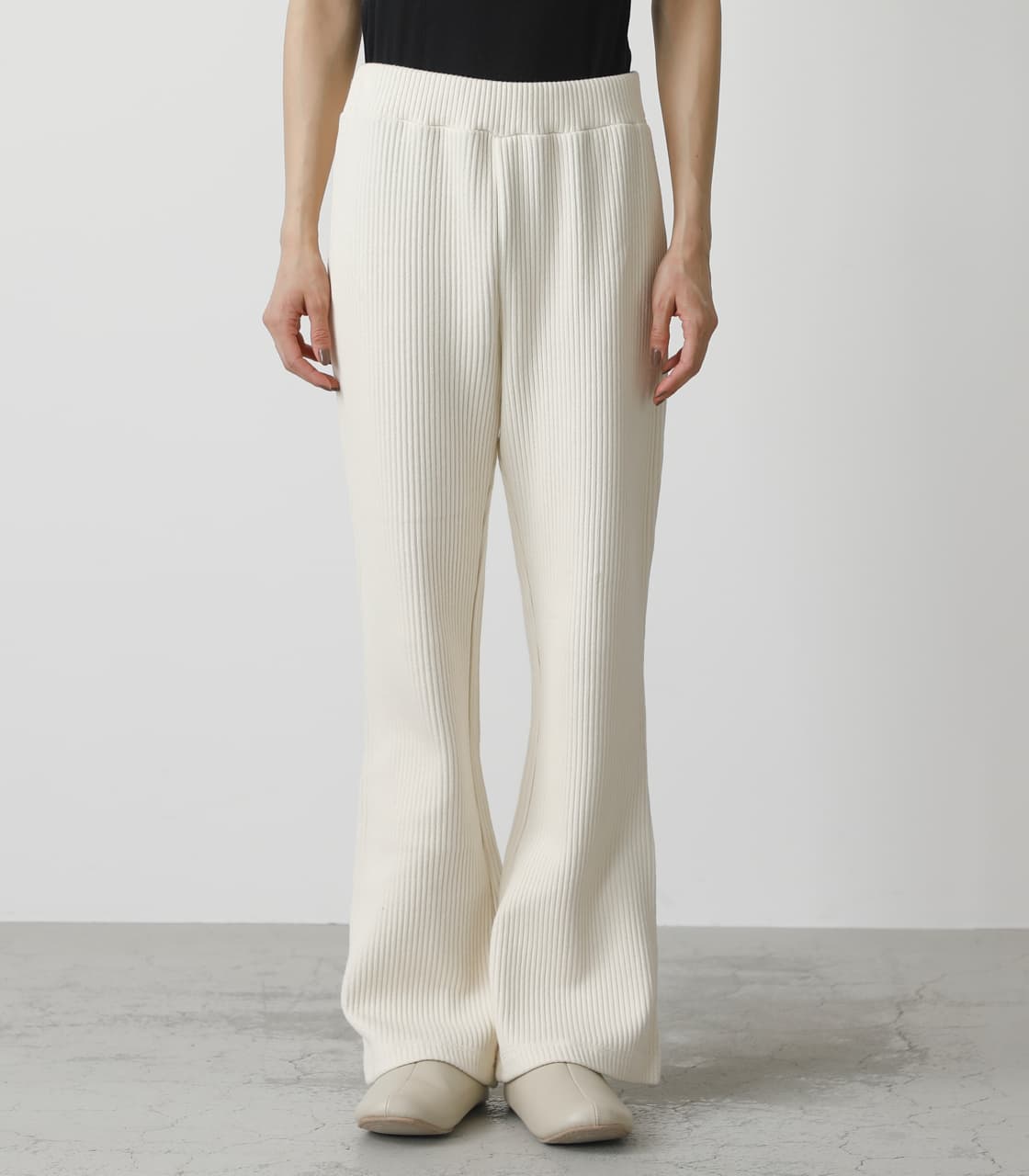 AZUL BY MOUSSY | T／H RIB FLARE PANTS (パンツ ) |SHEL'TTER WEBSTORE