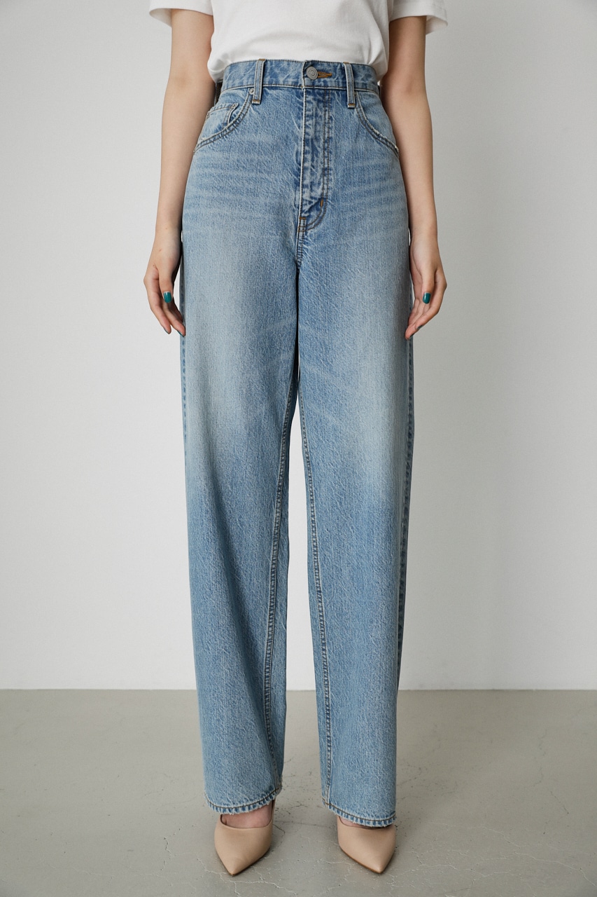 AZUL BY MOUSSY | HIGH WAIST DENIM WIDE ３ (ワイド ) |SHEL'TTER