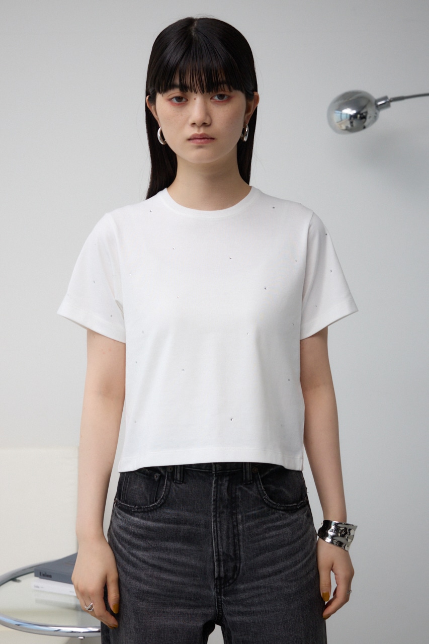 AZUL BY MOUSSY | ラインストーンTEE (Tシャツ・カットソー(半袖 