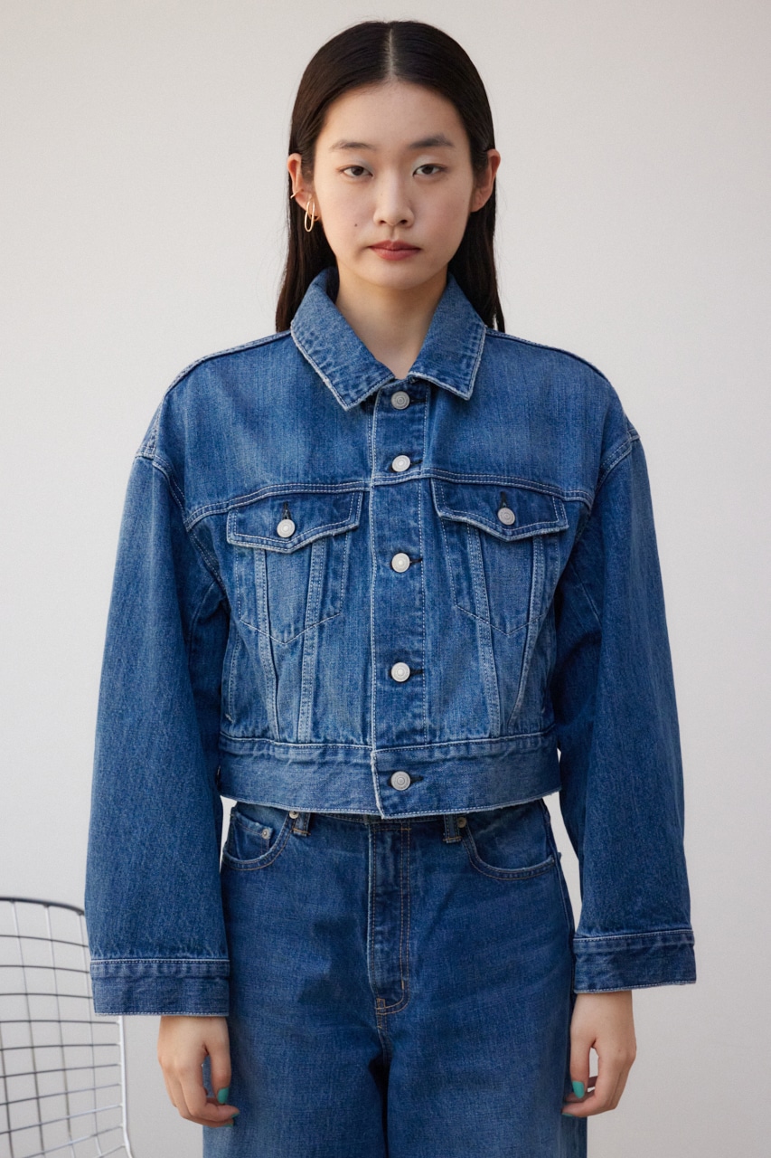 AZUL BY MOUSSY | ワイドスリーブデニムジャケット (デニムジャケット 