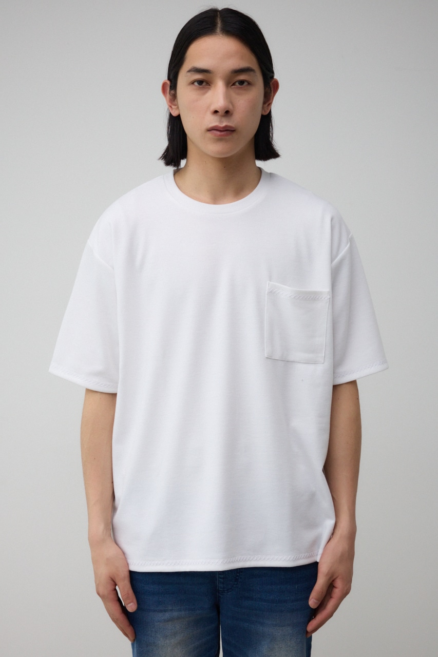 AZUL BY MOUSSY | ステッチデザインポケットTシャツ (Tシャツ 