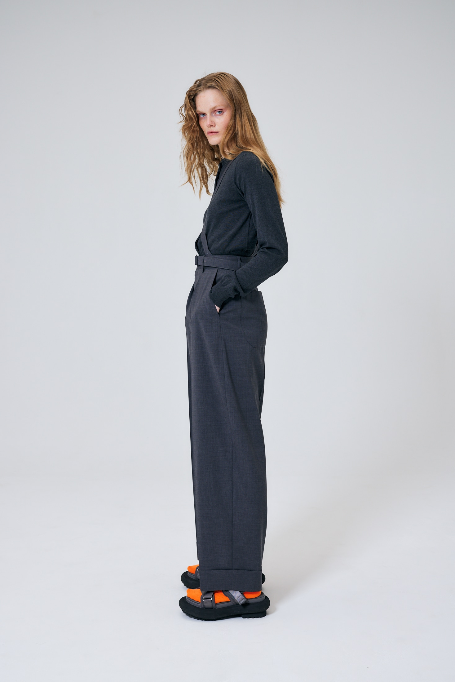 BELT-OVERALLS TROUSERS｜36｜D/NVY｜TROUSERS｜|ENFÖLD OFFICIAL