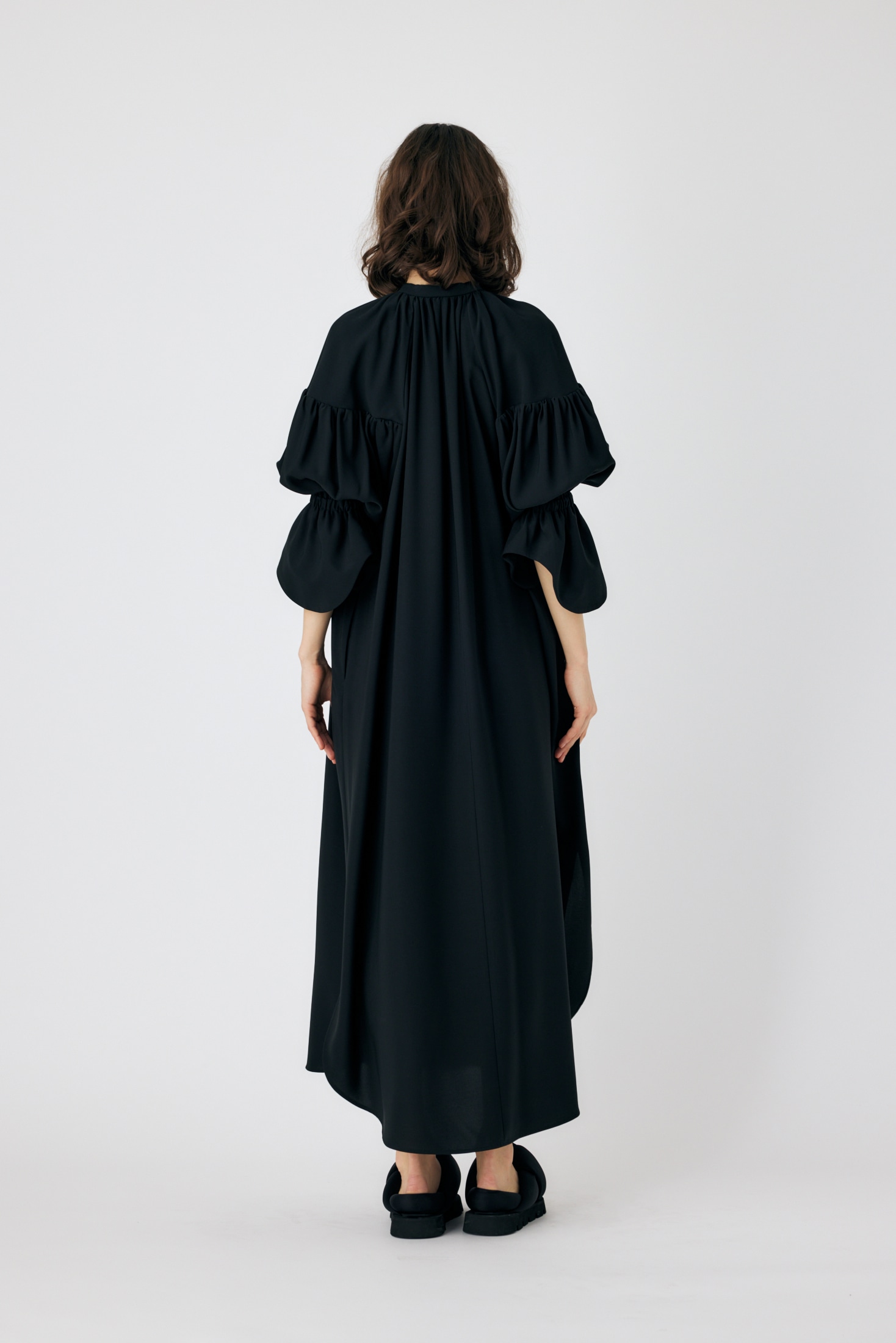 新品タグ付き ENFOLD DESIGN-CUFF DRESS - ロングワンピース