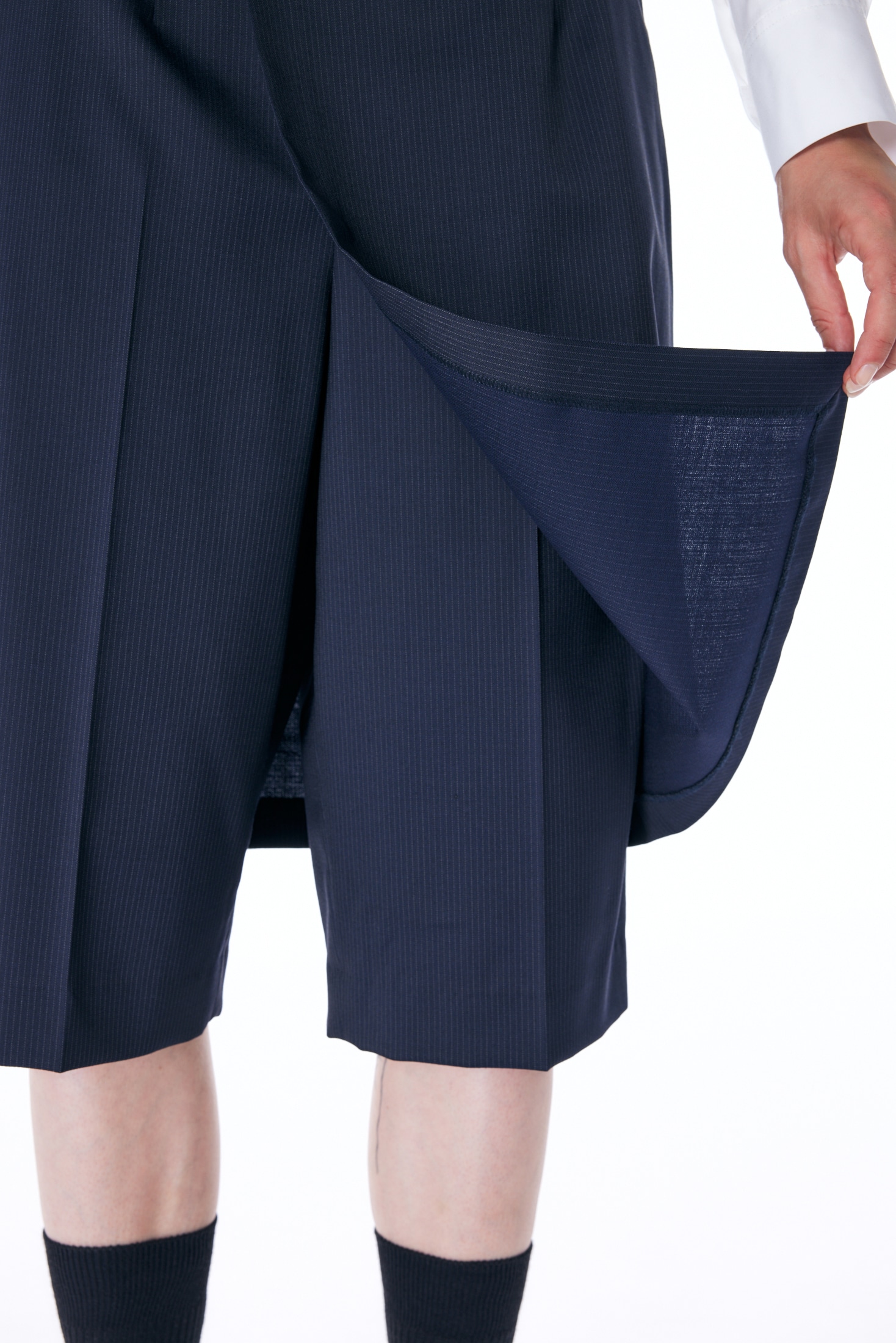 LAYERED HALF-TROUSERS