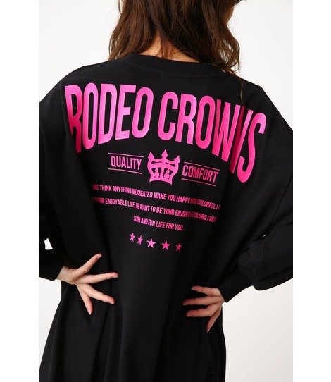 RODEO CROWNS WIDE BOWL | サイド ベンツ ロゴ ワンピース (ワンピース