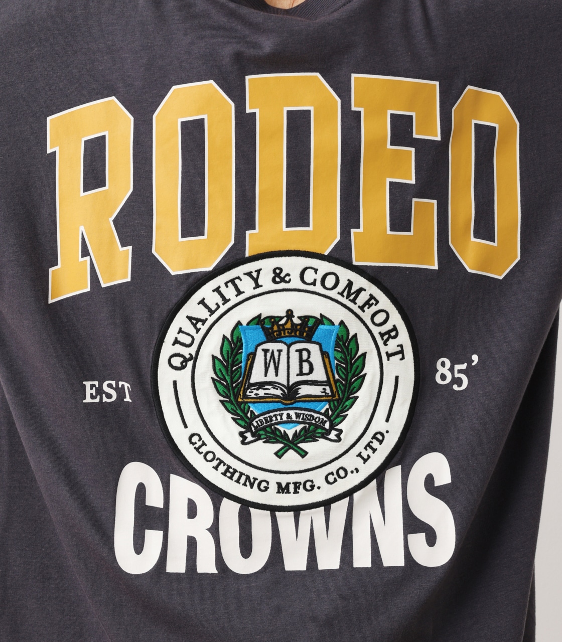 RODEO CROWNS WIDE BOWL | Rodeo College L/S Tシャツ (Tシャツ