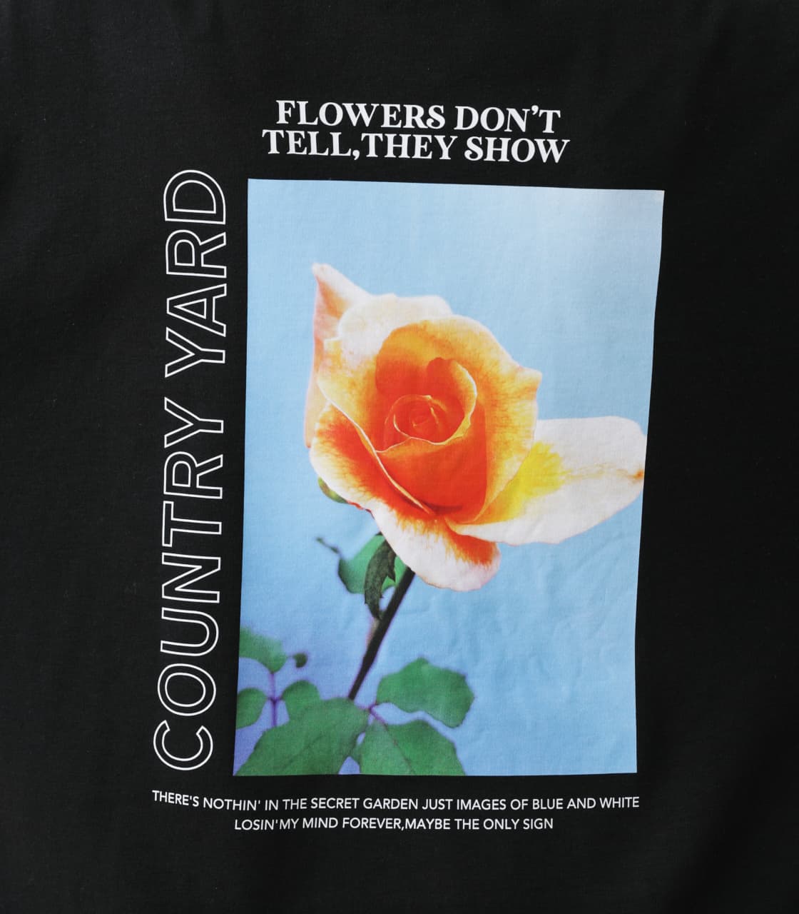 Flower Image L S Tシャツ Free Blk Tシャツ カットソー 長袖 バロックジャパンリミテッド 公式通販サイト Shel Tter Web Store シェルターウェブストア