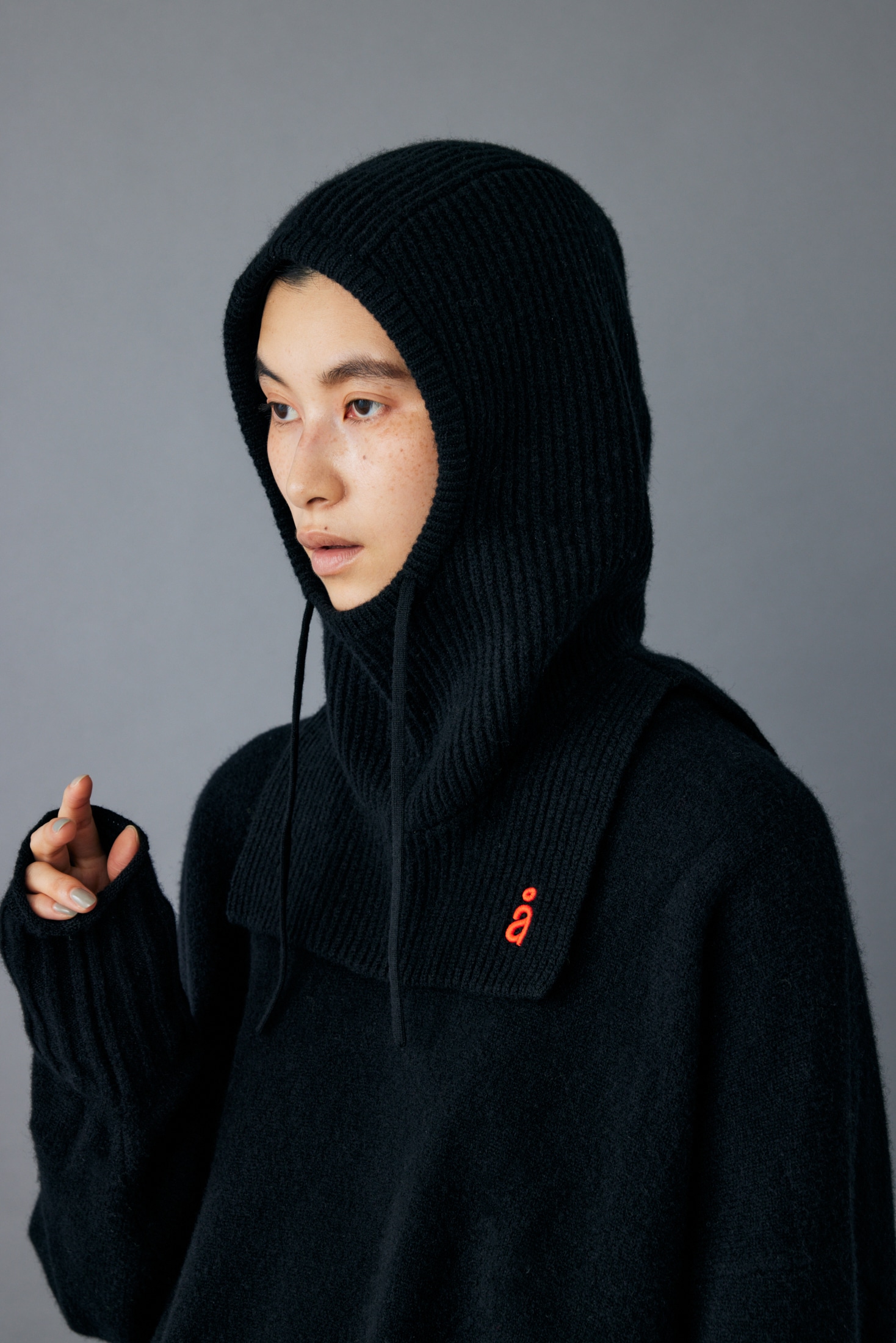 完売未使用ナゴンスタンス knit hooded parts-