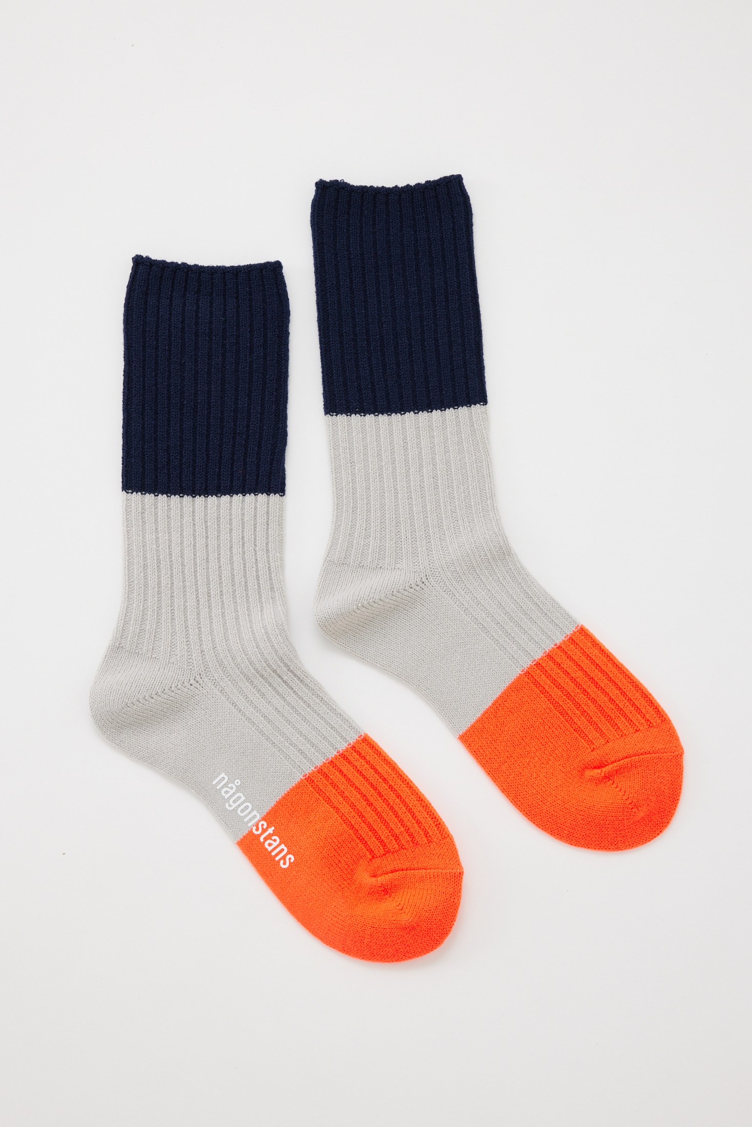 neon bi-color socks｜M｜L/GRN｜accessory｜någonstans official