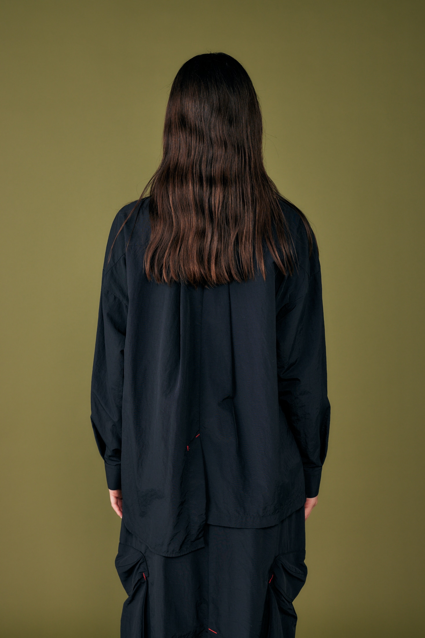 water-repellent multi pocket shirt｜M｜BLK｜shirts and blouses ...