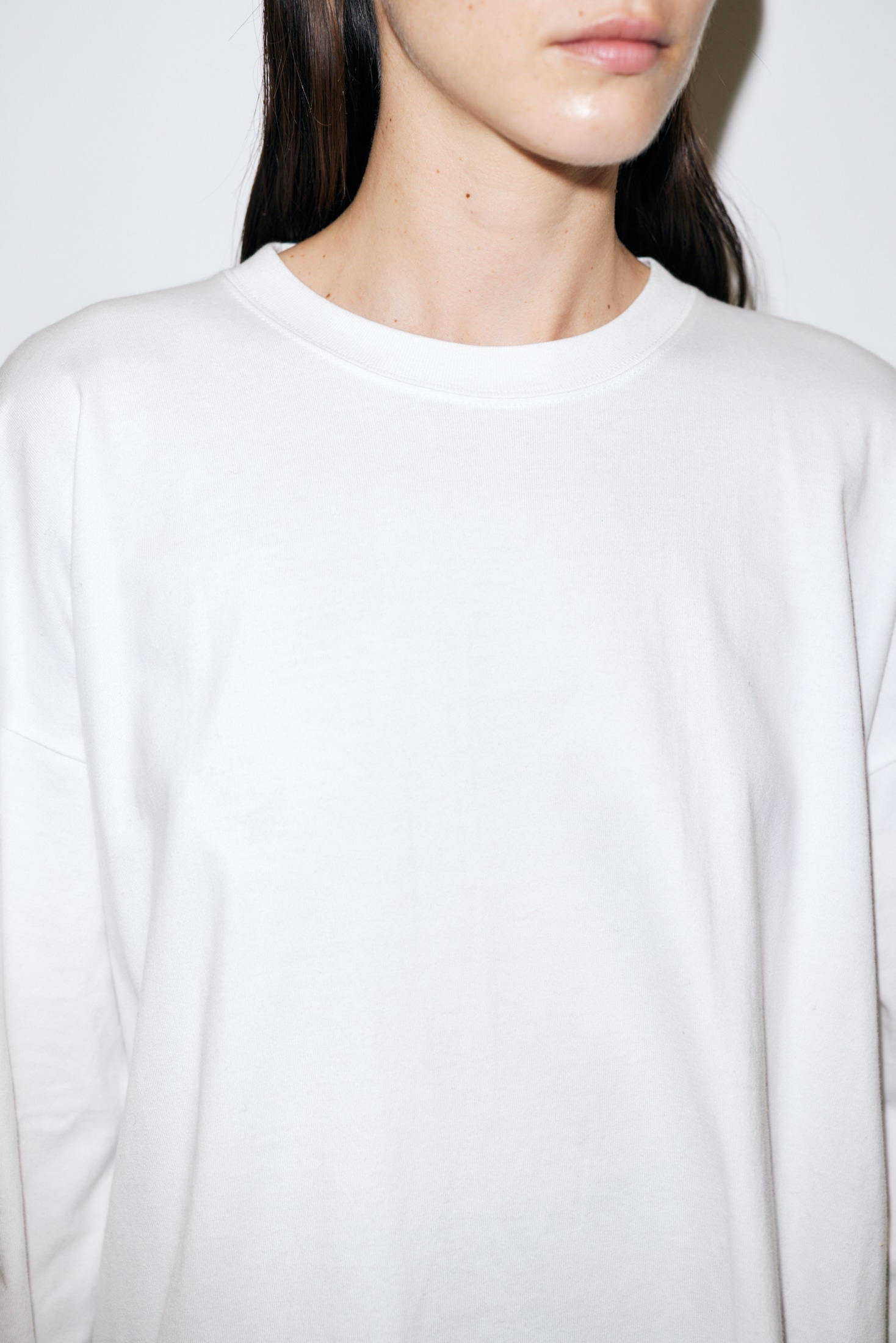 triangle-long-sleeves｜M｜WHT｜cut and sewn｜någonstans official