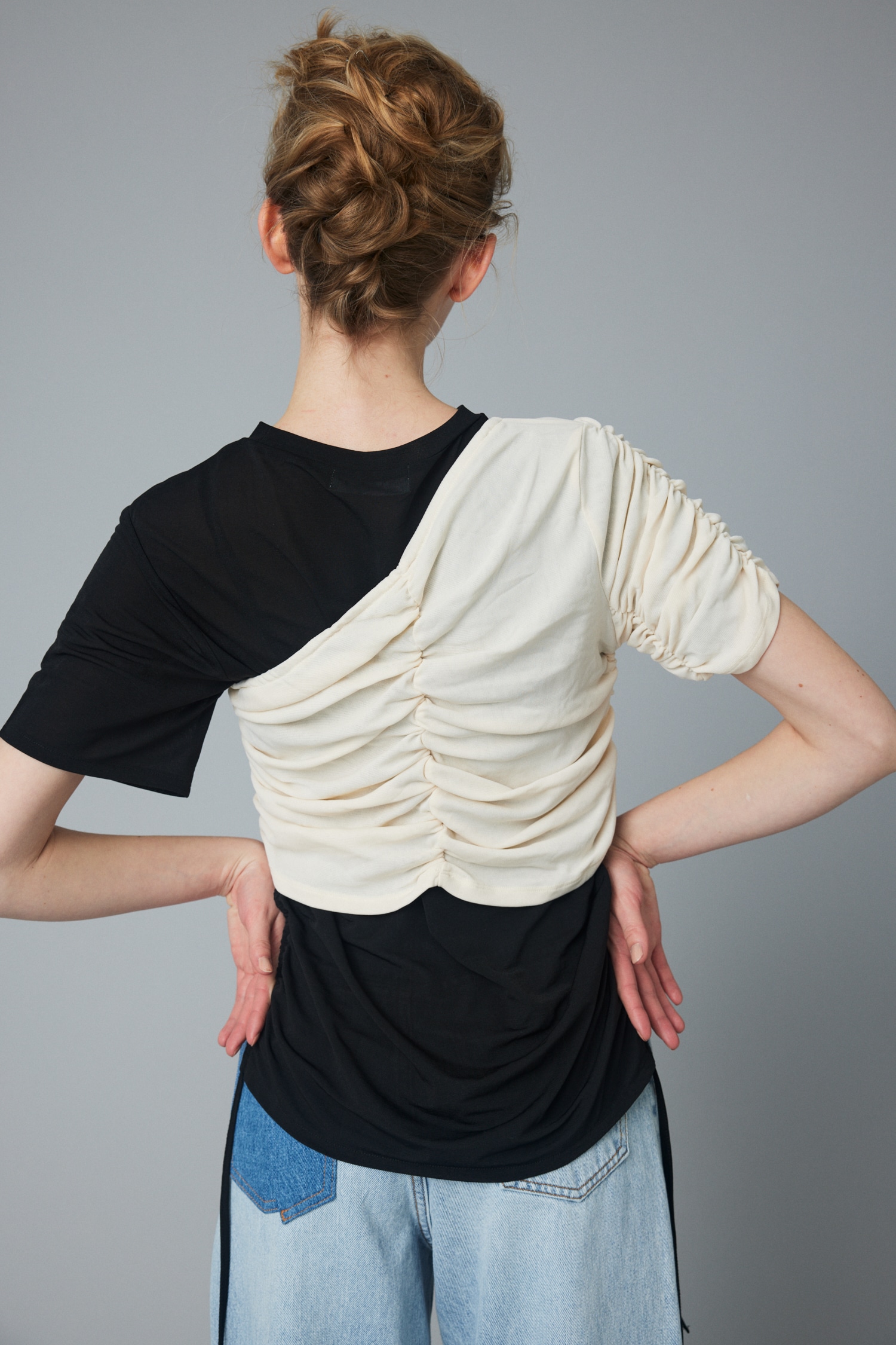 HeRIN.CYE | One shoulder over tops (Tシャツ・カットソー(半袖 