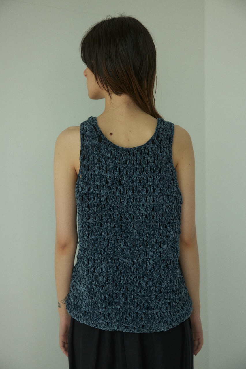 BLACK BY MOUSSY | mole yarn knit vest (ベスト ) |SHEL'TTER WEBSTORE