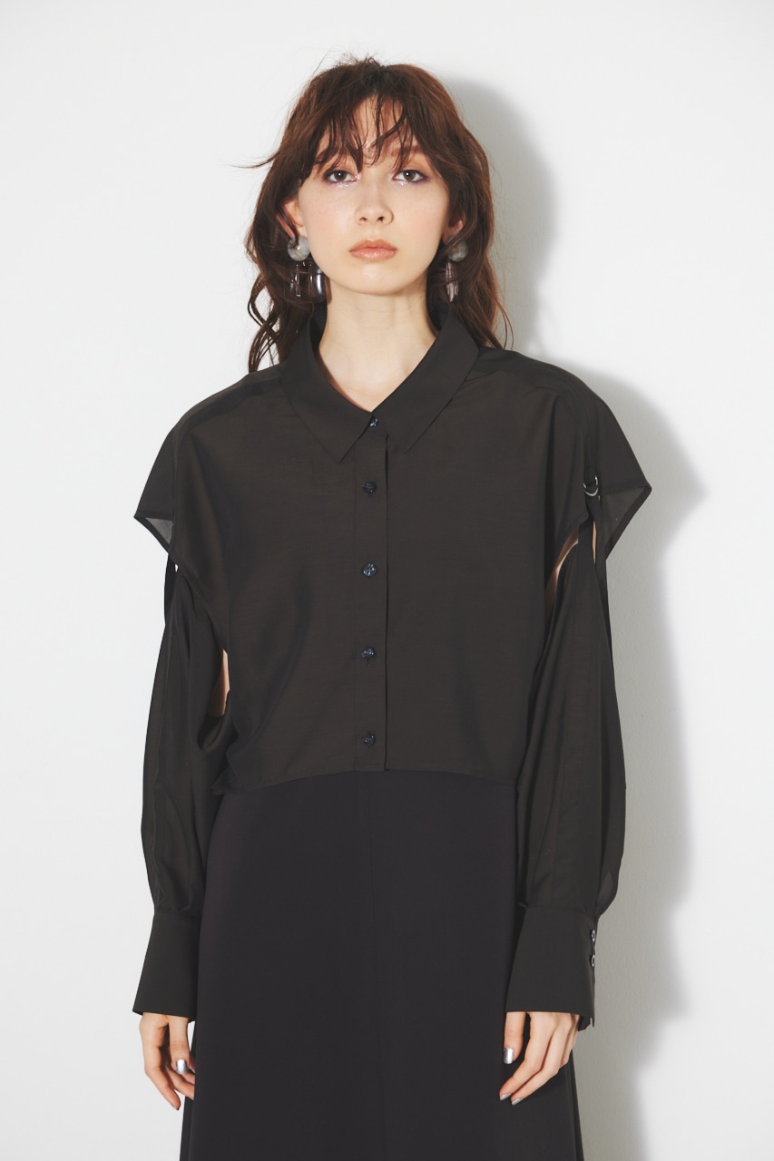 rienda | クロップドSH TOP (シャツ・ブラウス ) |SHEL'TTER WEBSTORE