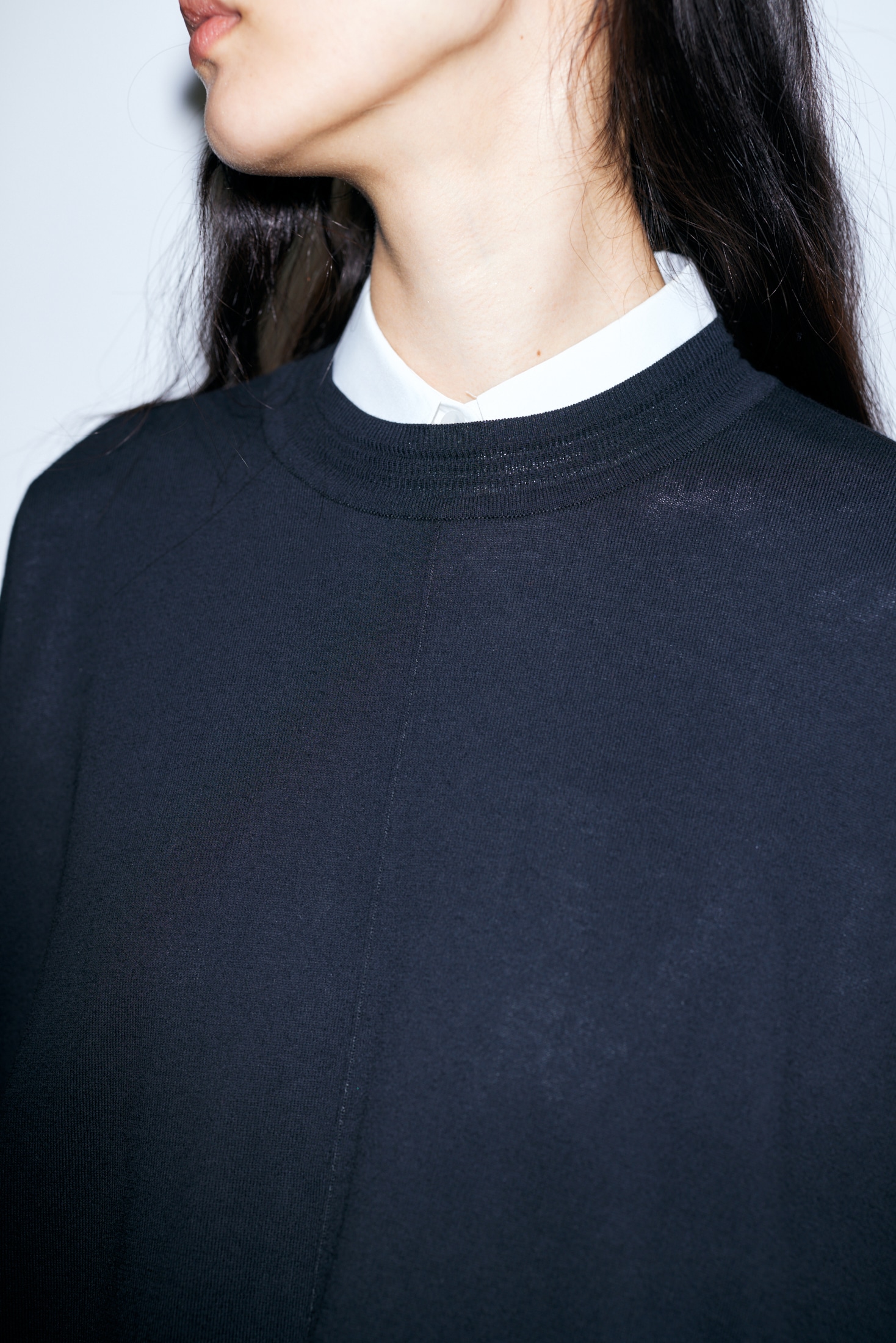 ROUND-HEM PULLOVER｜38｜BLK｜KNIT WEAR｜|ENFÖLD OFFICIAL ONLINE