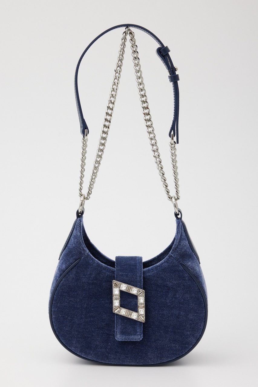 2way HALF MOON denim bag www.krzysztofbialy.com