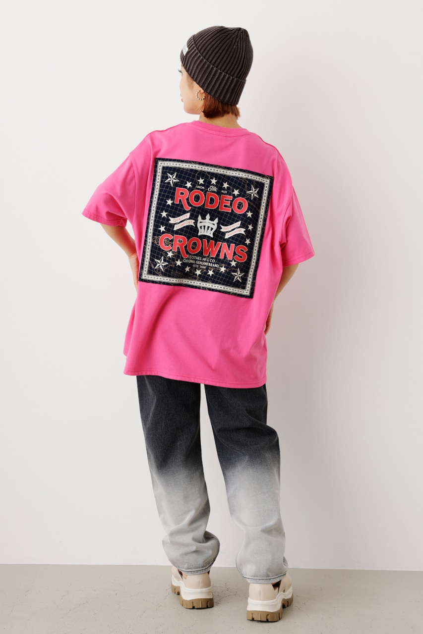 レトロバンダナパッチTシャツ