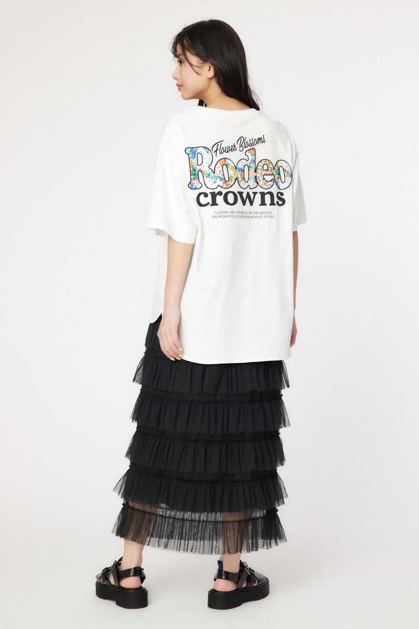 RODEO CROWNS WIDE BOWL | パッチワークパターンアップリケ Tシャツ (T 