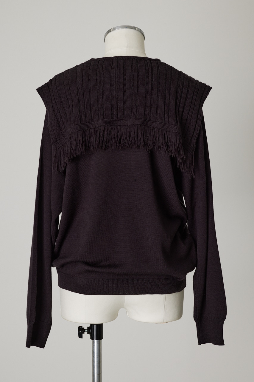 RIM.ARK | Shoulder design knit tops (ニット ) |SHEL'TTER WEBSTORE