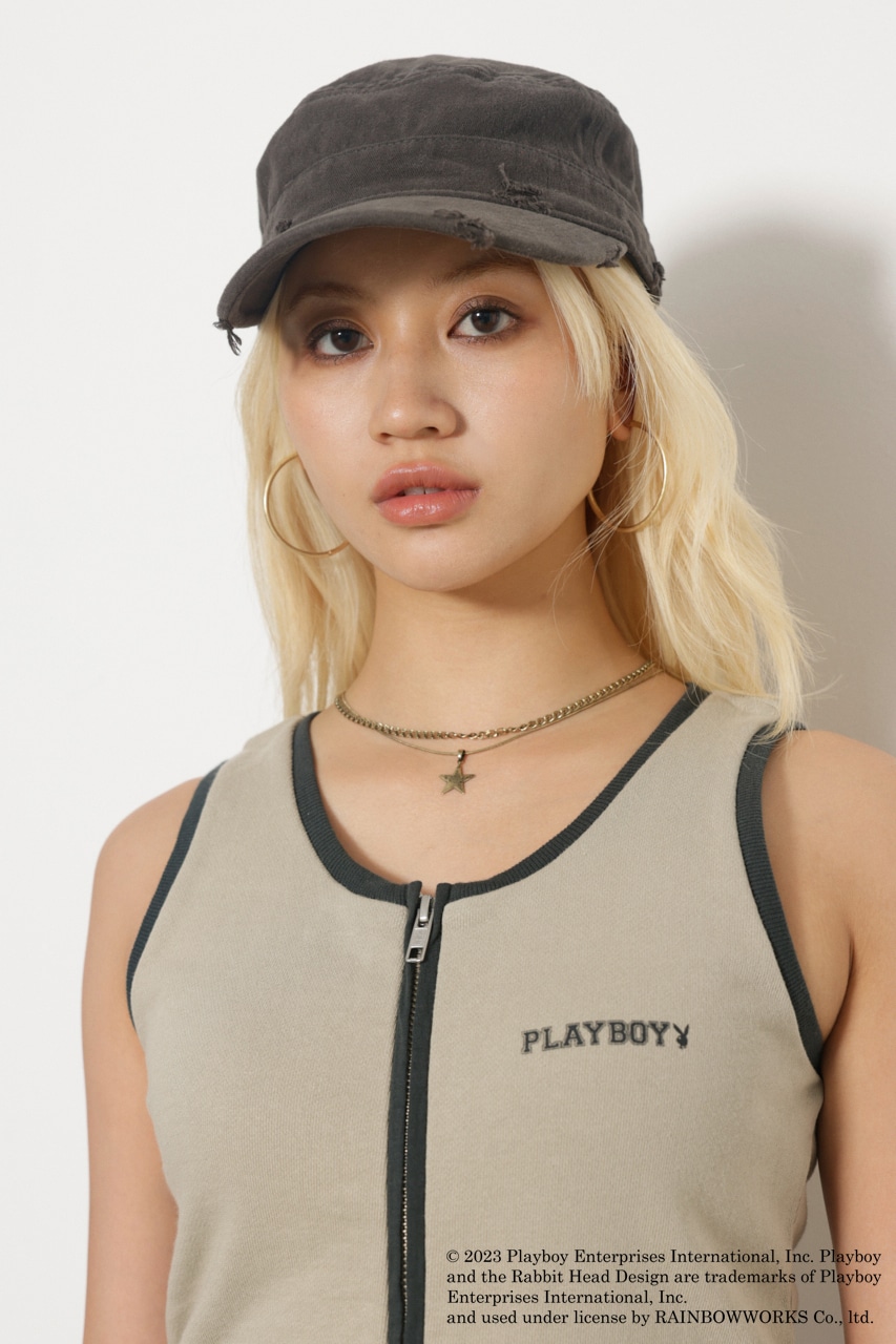 PLAYBOY×LAGUA ZIP TANK