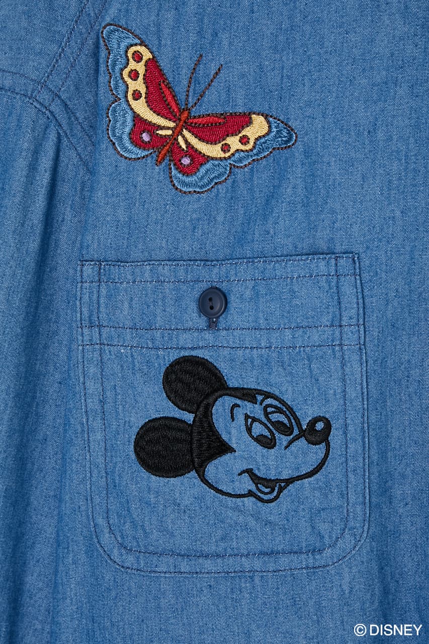 MD MICKEY EMBROIDERY SHIRT