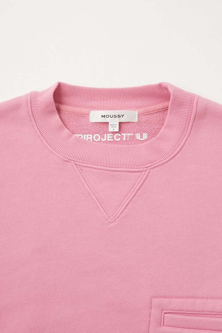 MOUSSY | PU CREW NECK プルオーバー (Tシャツ・カットソー(長袖