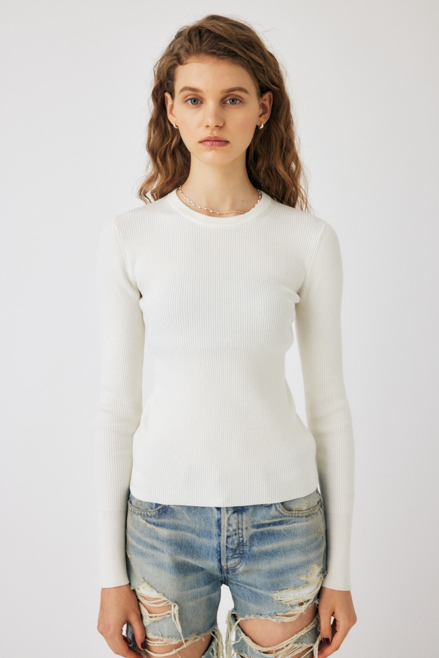 MOUSSY | WASHABLE CREWNECK ニット (ニット ) |SHEL'TTER WEBSTORE