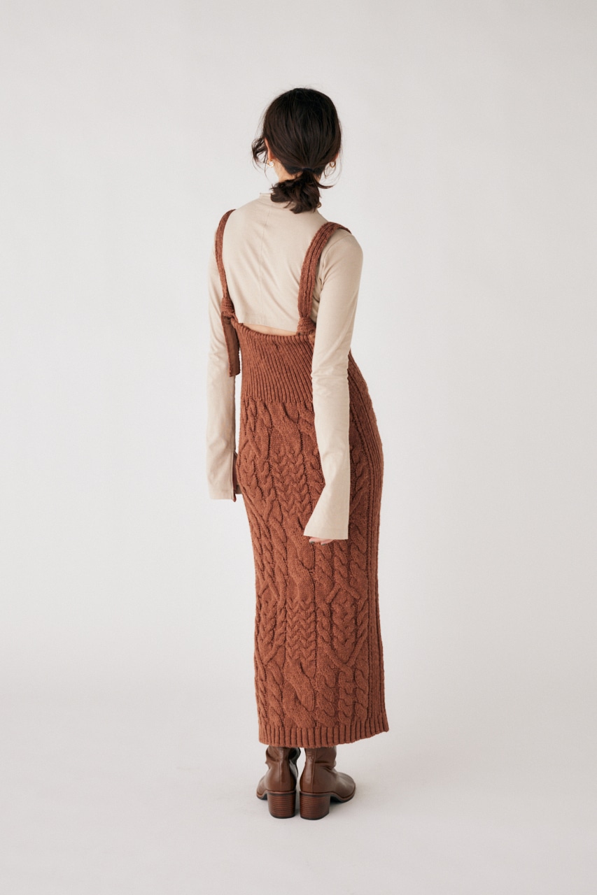 M_ | COTTON SLAB KNIT ドレス (ワンピース(ロング） ) |SHEL'TTER 