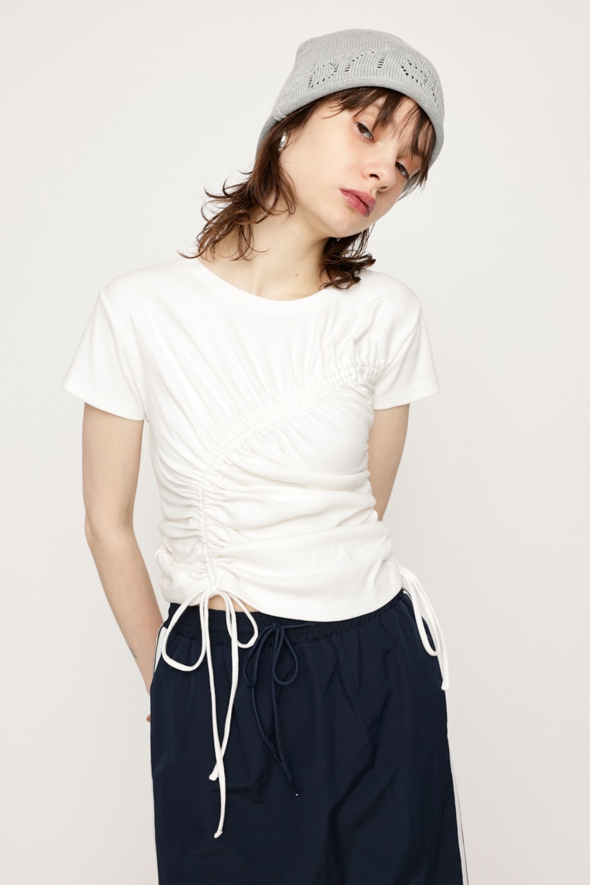 SLY | DROST GATHER COMPACT トップス (Tシャツ・カットソー(半袖 