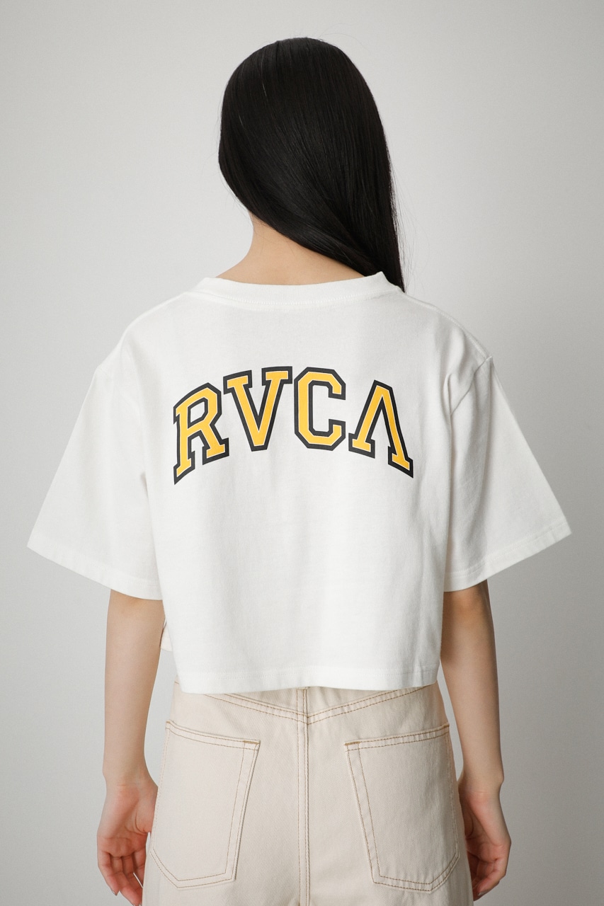 AZUL BY MOUSSY | RVCA×AZUL COLLEGE LOGO TEE (Tシャツ・カットソー