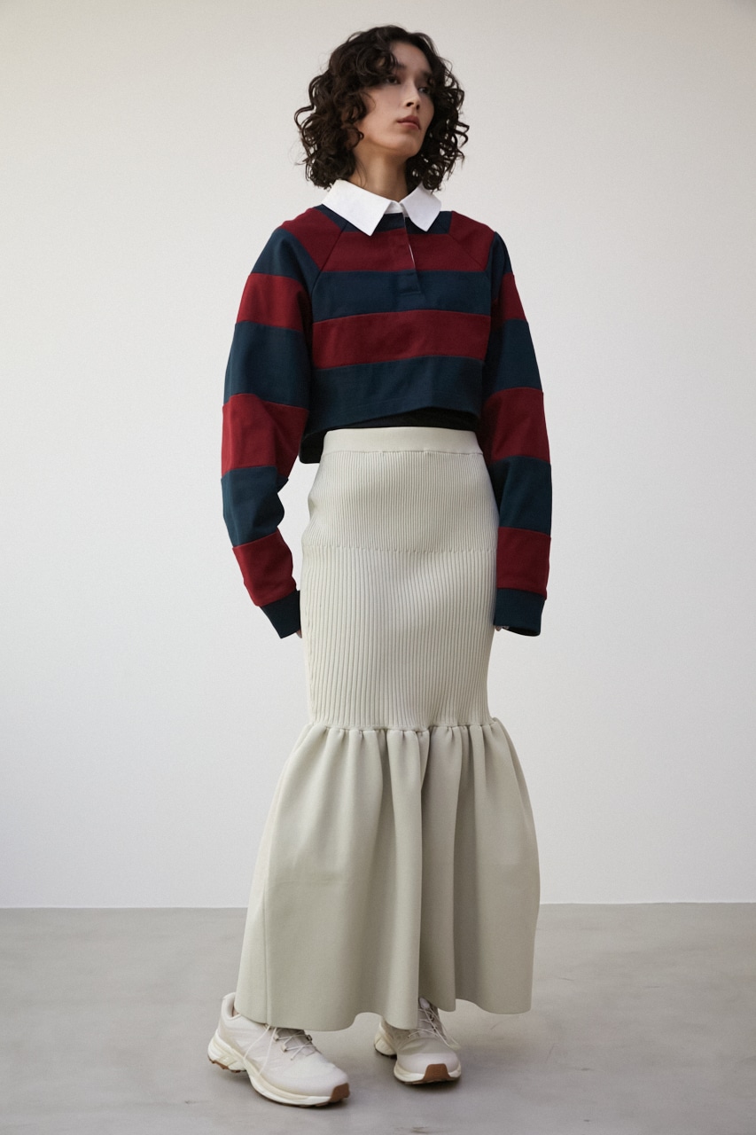 【PLUS】FORM MERMAID KNIT SKIRT